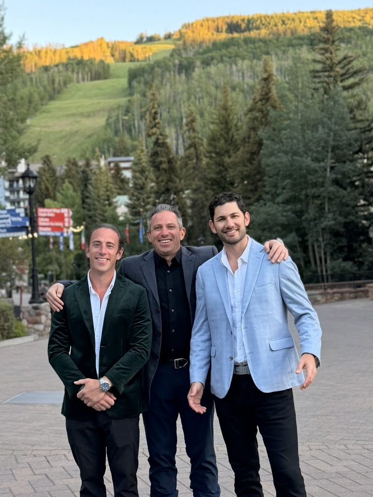 Ben Kogut with Dan Lewkowicz and Zach Roesinger in Vail